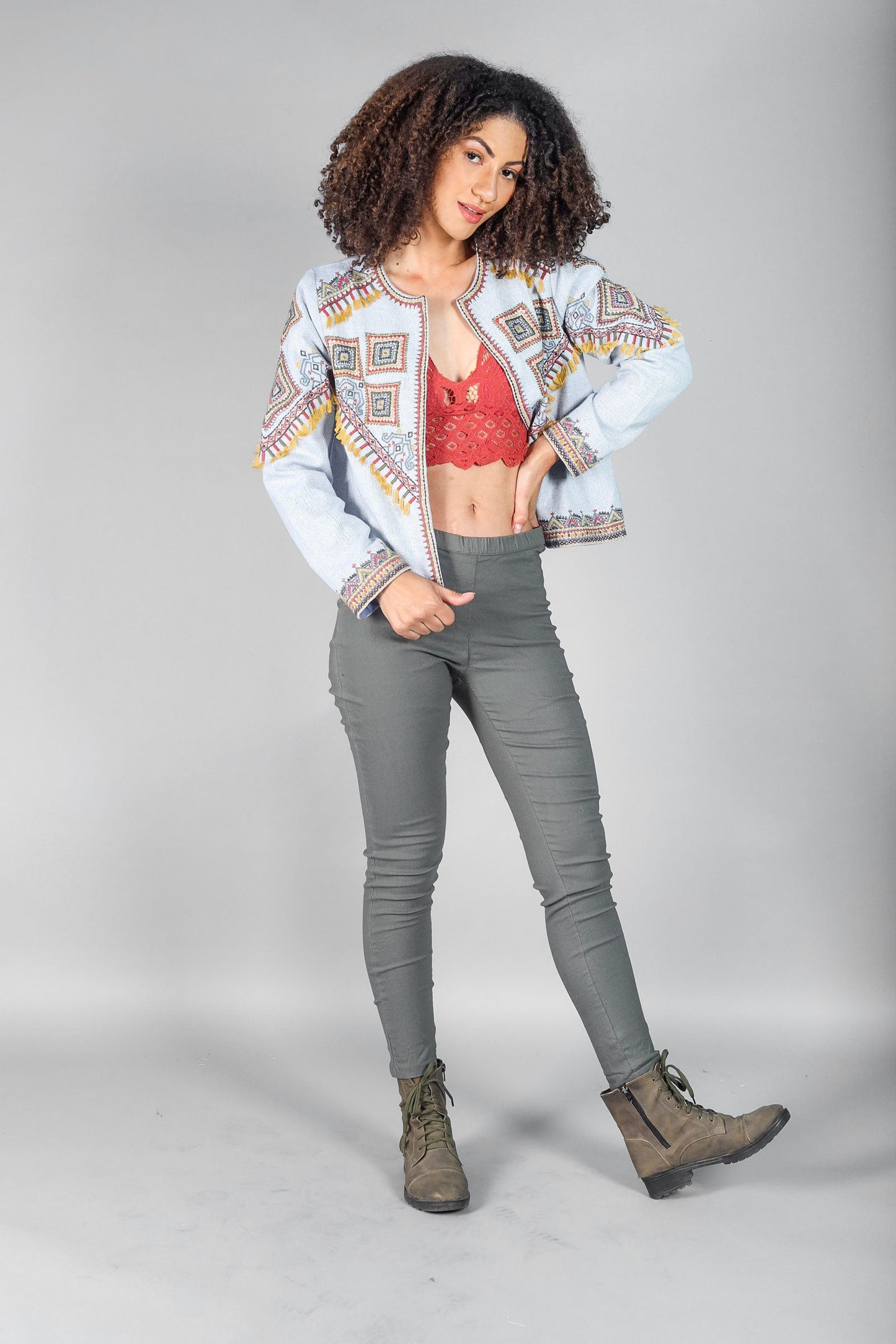 Marley Jaquard Embroidered Jacket