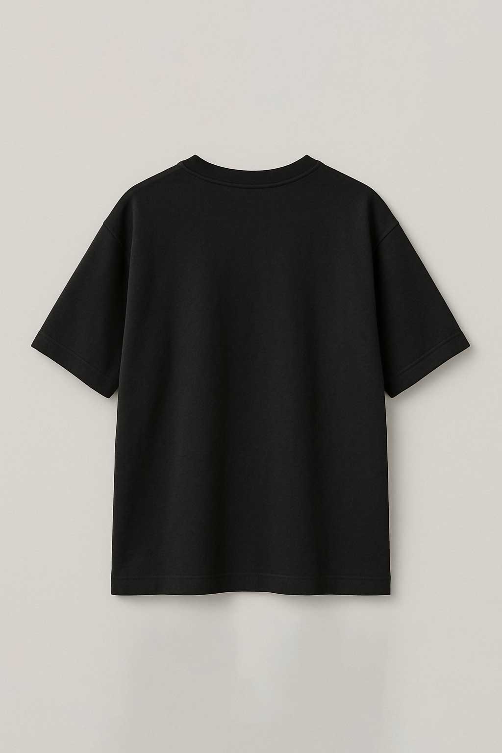Hand Of God Embroidered Artwork Black Oversized T-shirt