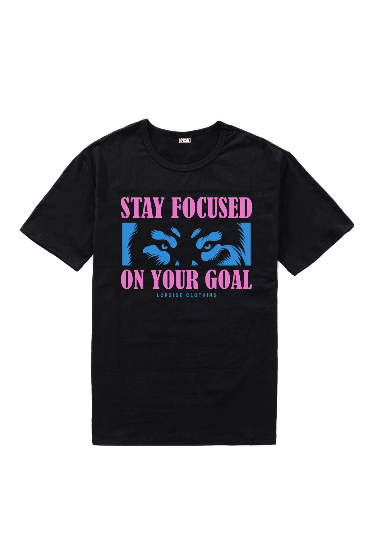 Stay Focused On Your Goal Streetwear Art Oversized T-shirt