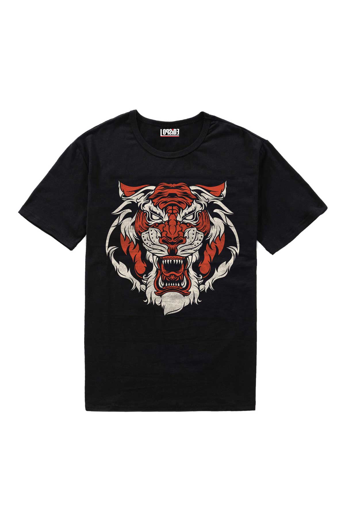 Vintage Tiger Graphic Art Half Sleeve Oversized Unisex T-shirt