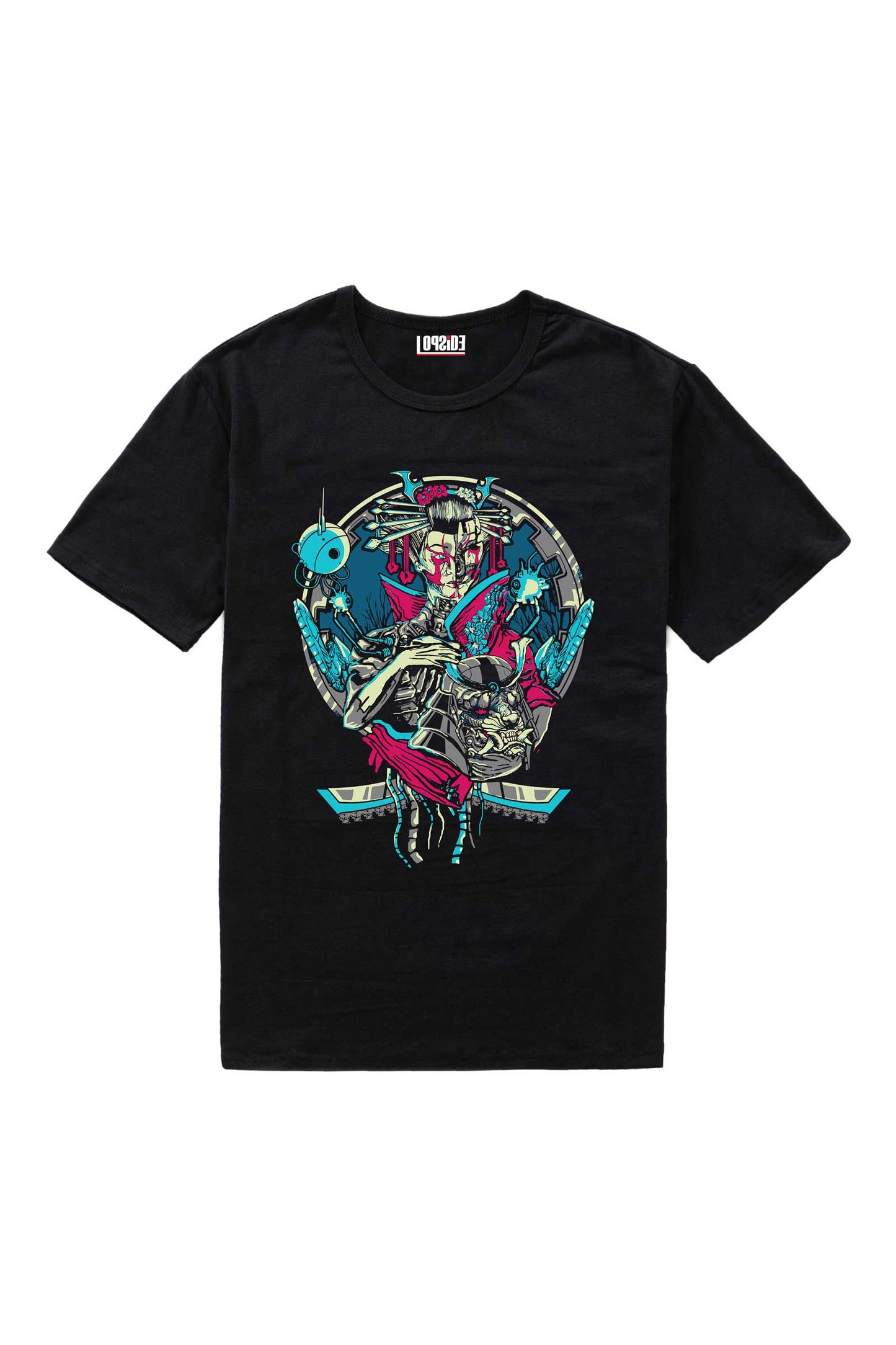 Japanese Artwork Illustration Design Half Sleeve Oversized Unisex T-shirt