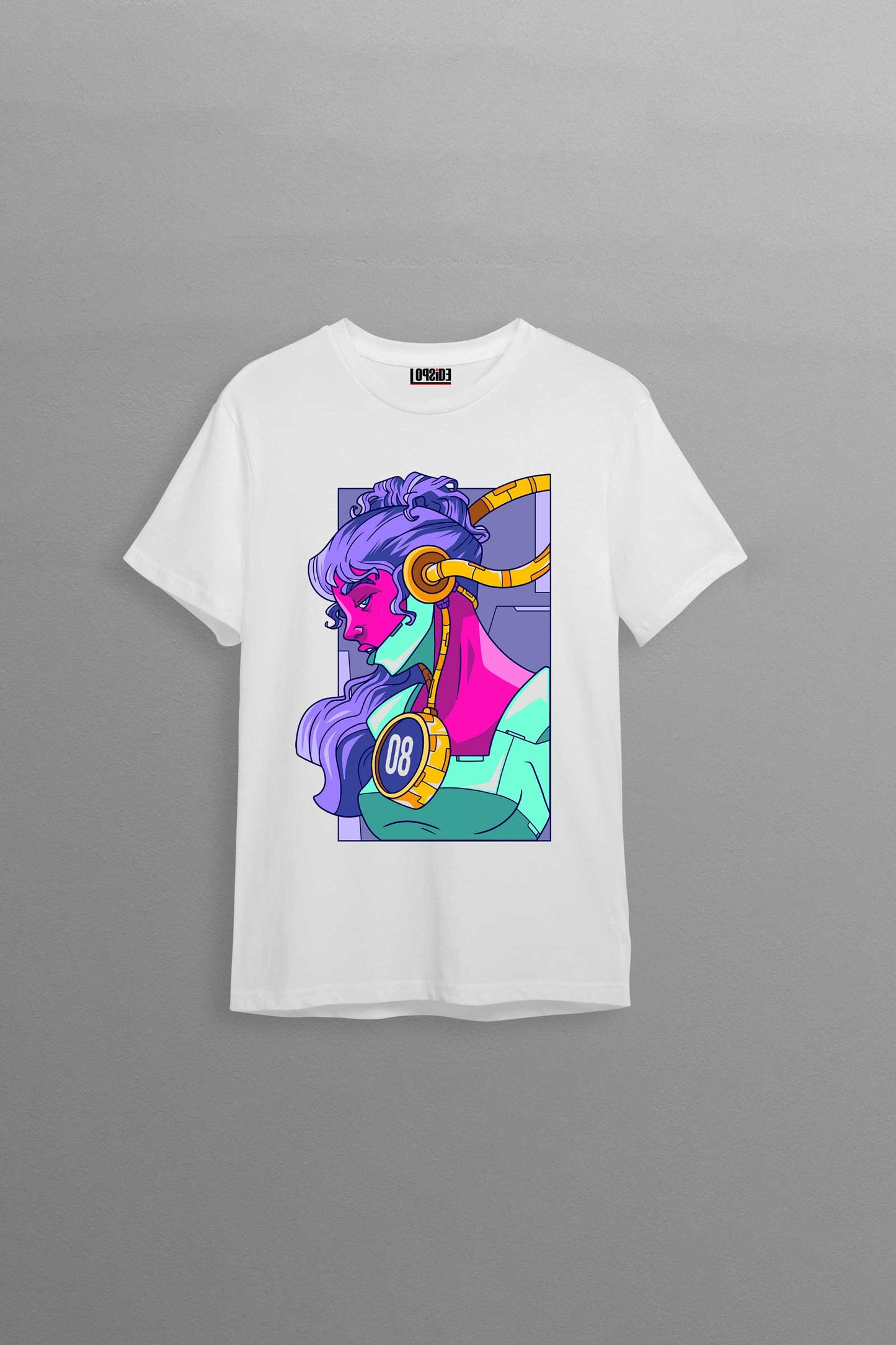 Crazy Style Mikasa White Oversized Unisex T-shirt