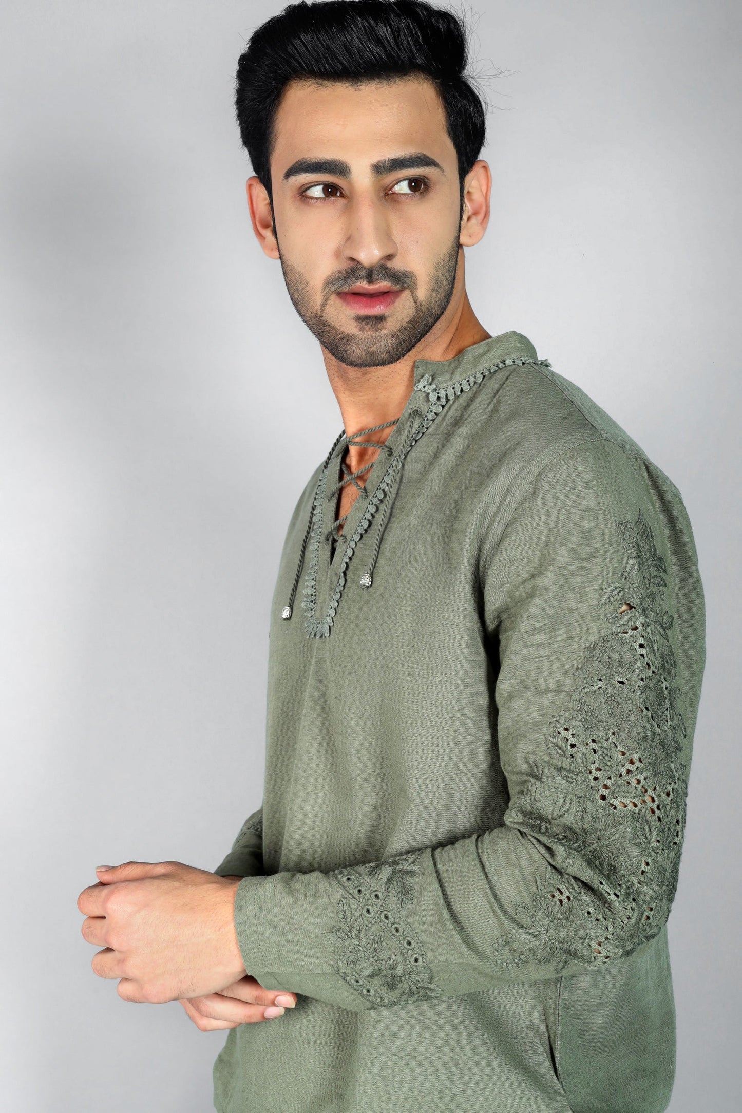 Lucas Men's Embroidered Shirt