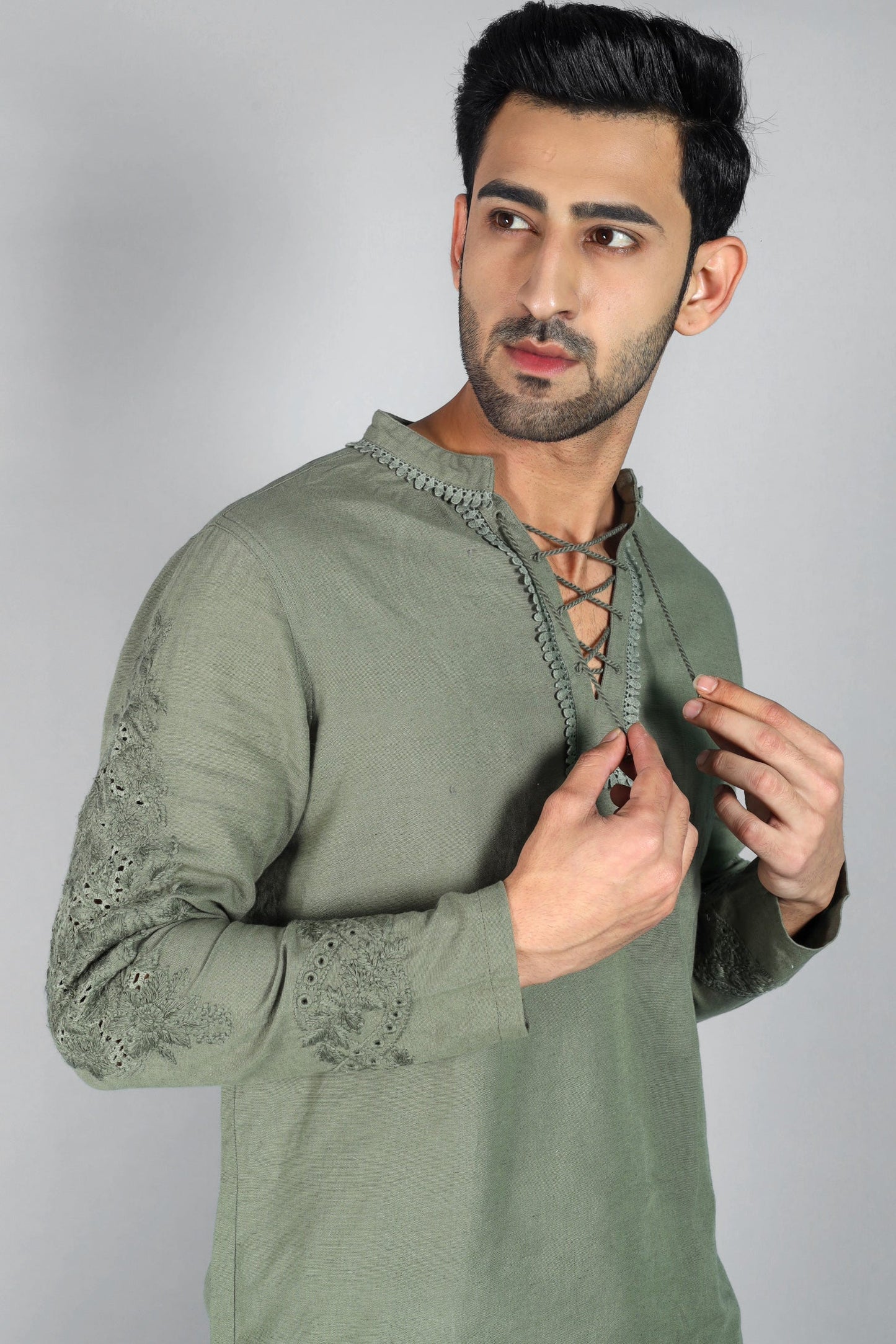 Lucas Men's Embroidered Shirt