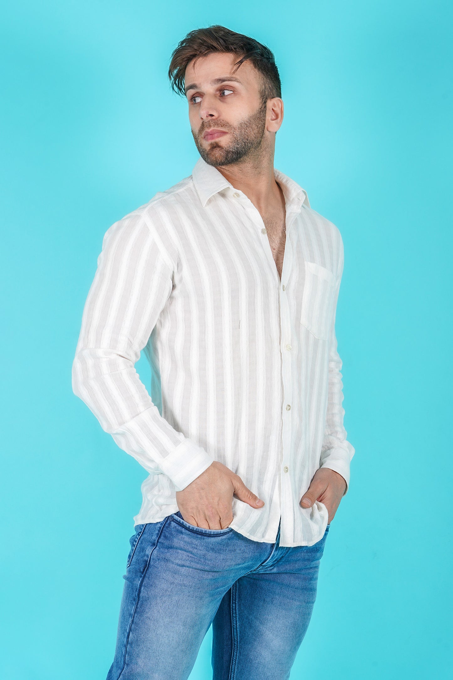 Dmitri Men's White Shirt