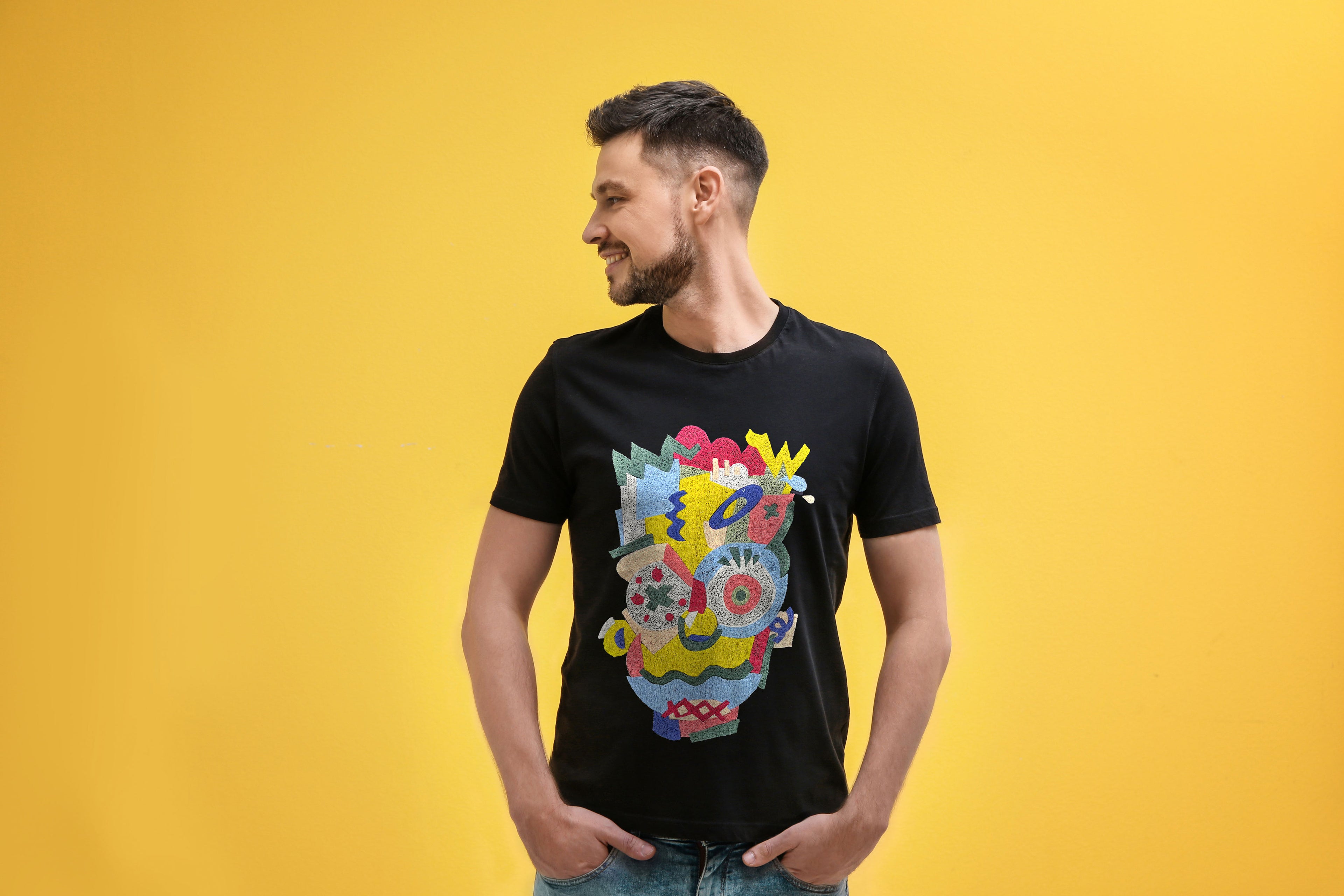 Men's Embroidered T-shirt - Collection