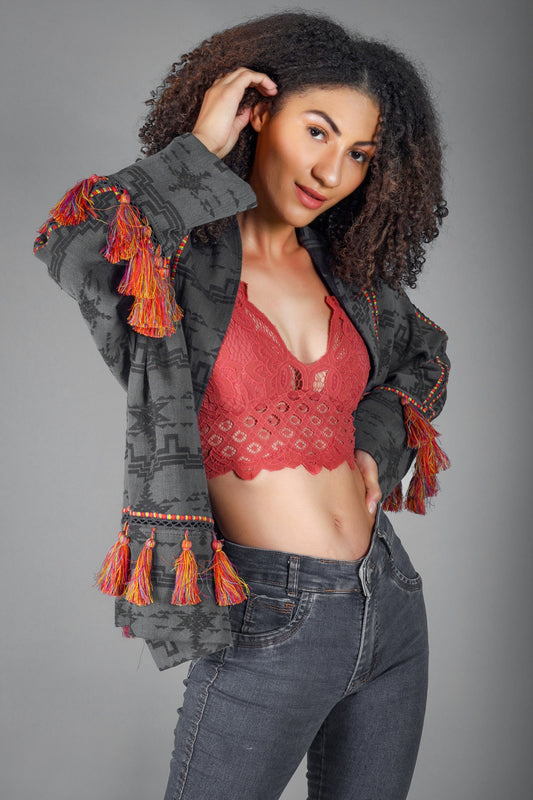 Jordyn Kimono/Shrug (Embroidered)