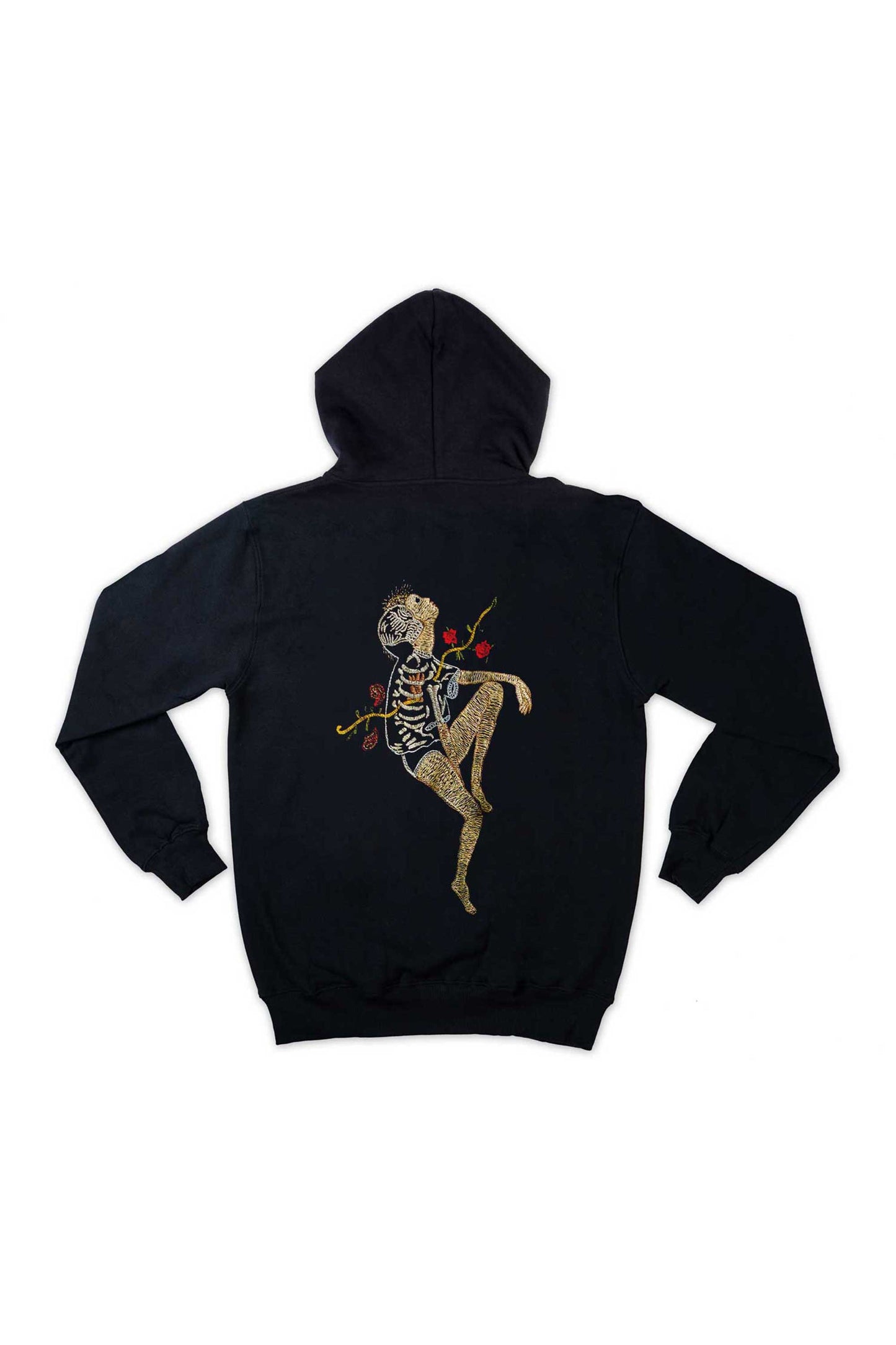 Dark Paradise Embroidered Loose Fit Unisex Hoodie