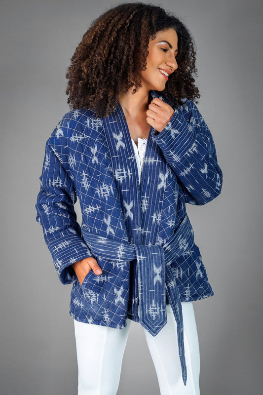 Skylar Quilted Kimono Jacket