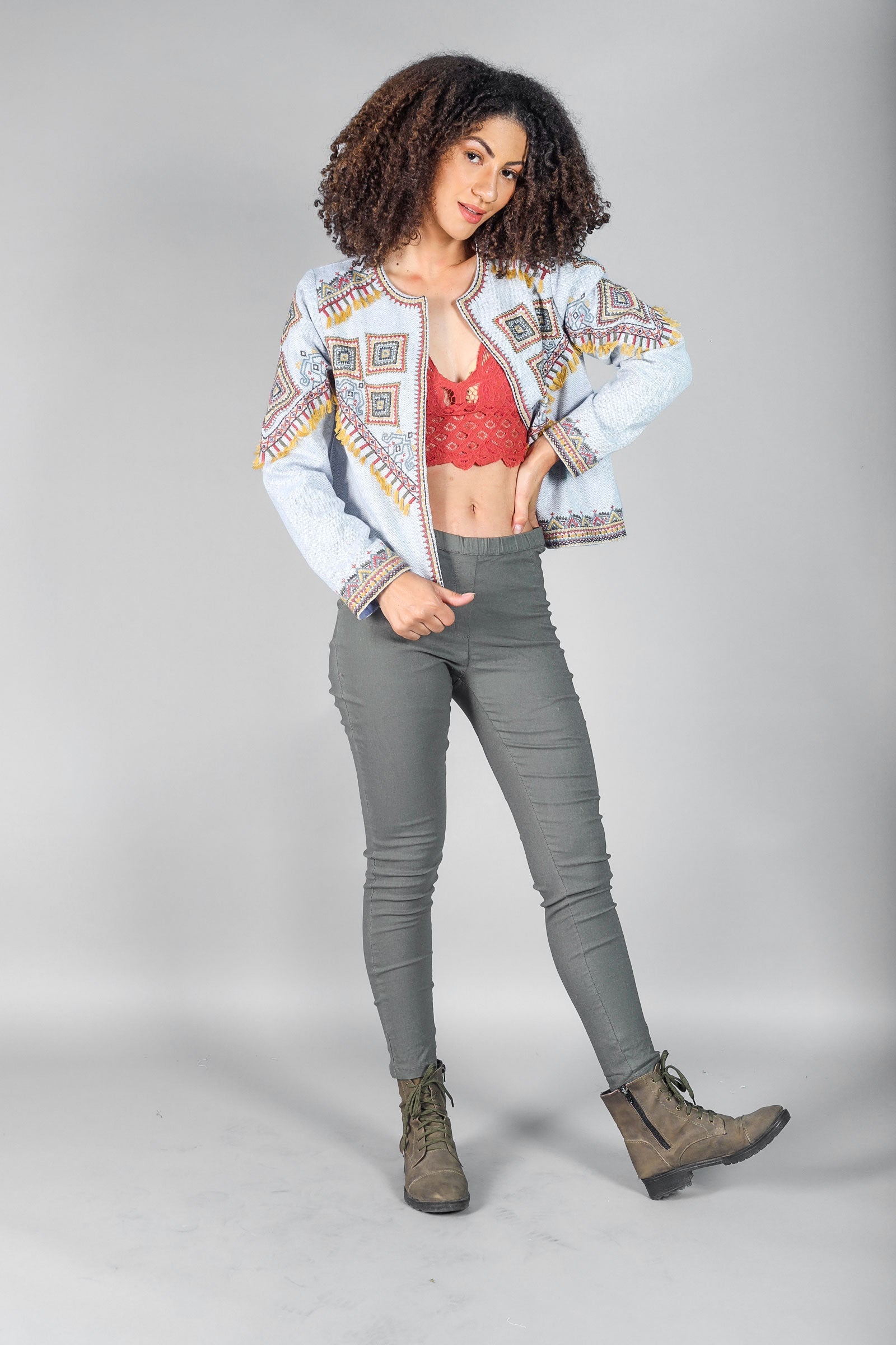 Marley Jaquard Embroidered Jacket