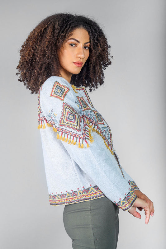 Marley Jaquard Embroidered Jacket