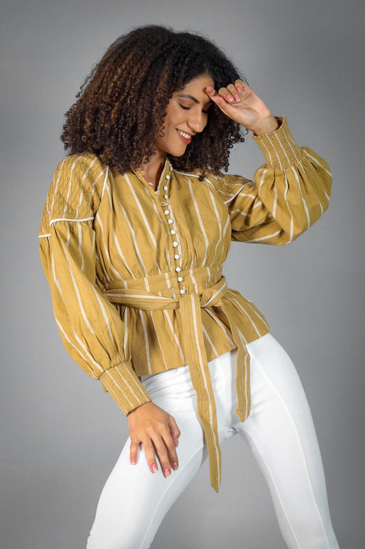 Megan Pintucks Jacket