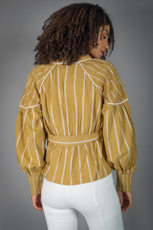 Megan Pintucks Jacket