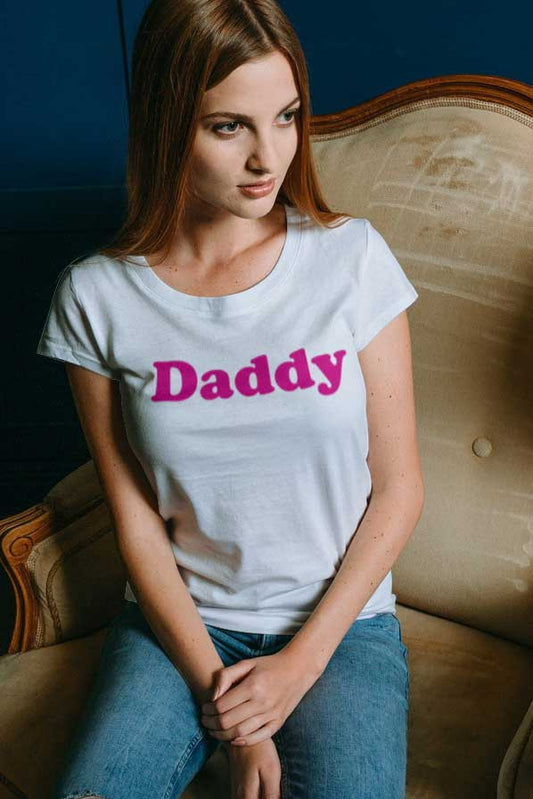 Daddy Printed T-shirt For Women