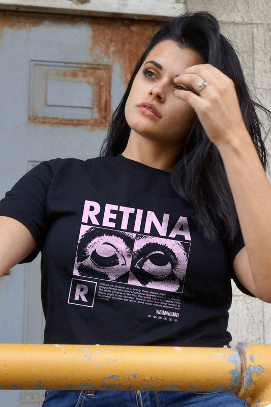 Retina Streetwear Fashion Graphic Art T-shirt For Women