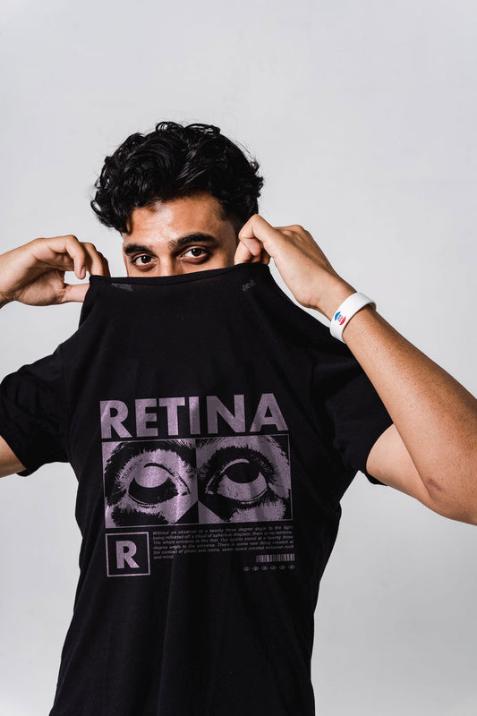 Retina Streetwear Fashion Graphic Art T-shirt For Men