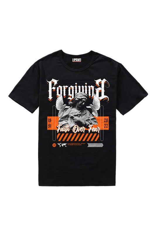 Forgiving Faith Over Fear Streetwear Art Half Sleeve Oversized Unisex T-shirt