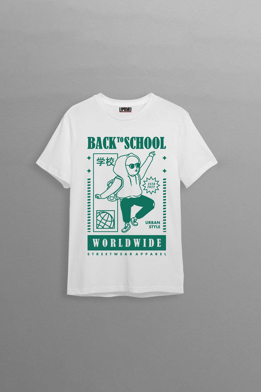Retro Poster Pixel Style Back To School Oversized Unisex T-shirt