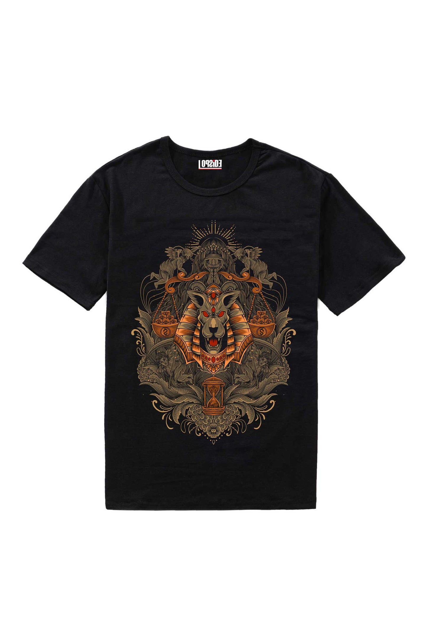 Ancient Egypt Anubis God Of War Design Oversized Unisex T-shirt