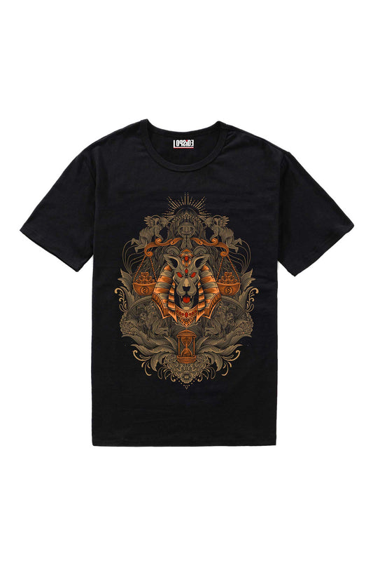 Ancient Egypt Anubis God Of War Design Oversized Unisex T-shirt