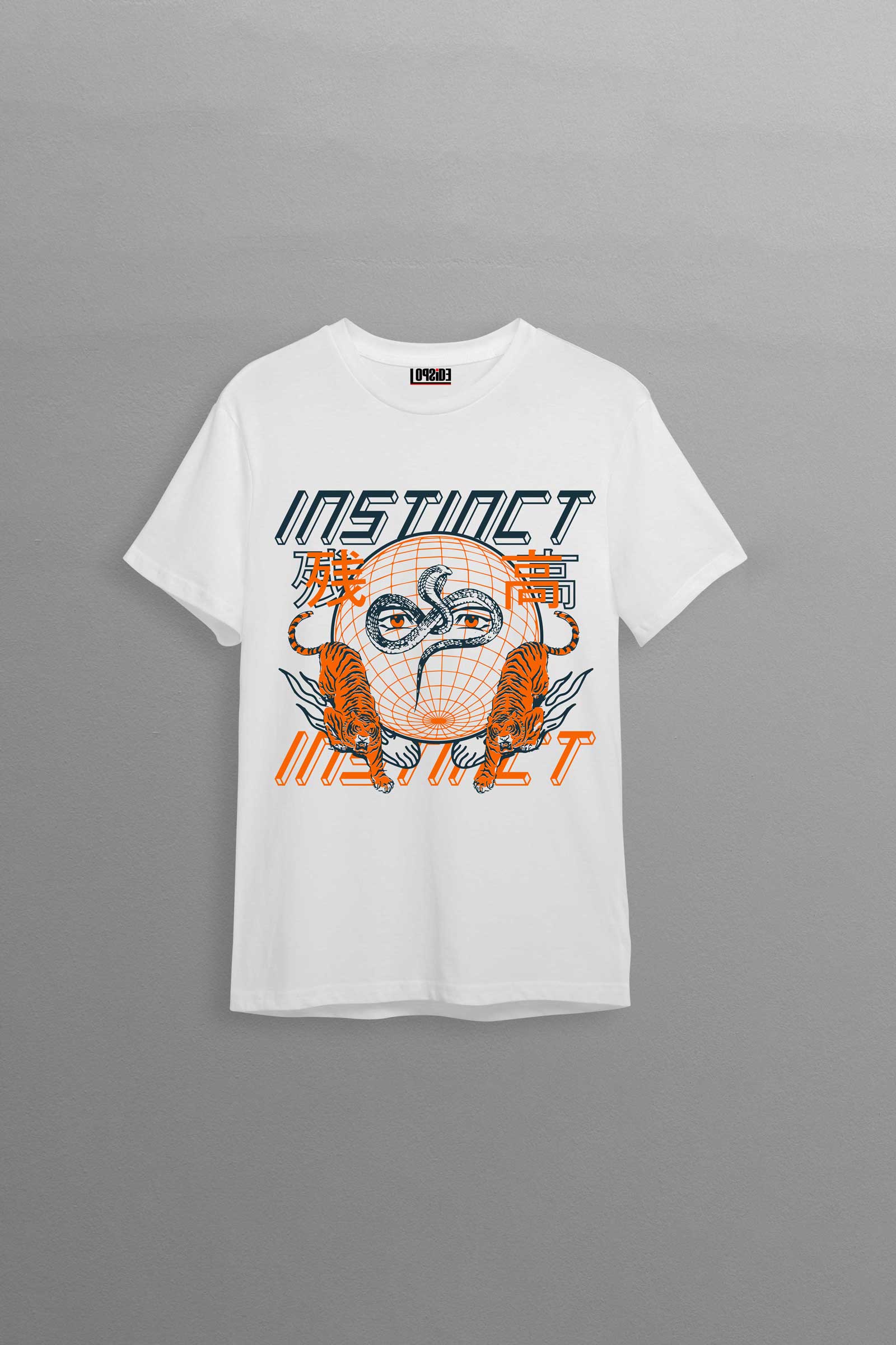 Instinct Japanese Illustration Oversized Unisex T-shirt