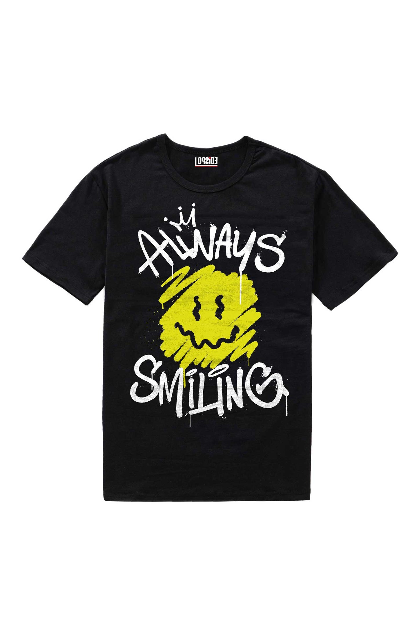Urban Graffiti Street Art Always Smiling Oversized Unisex T-shirt