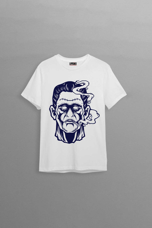 Head Monster White Oversized Unisex T-shirt