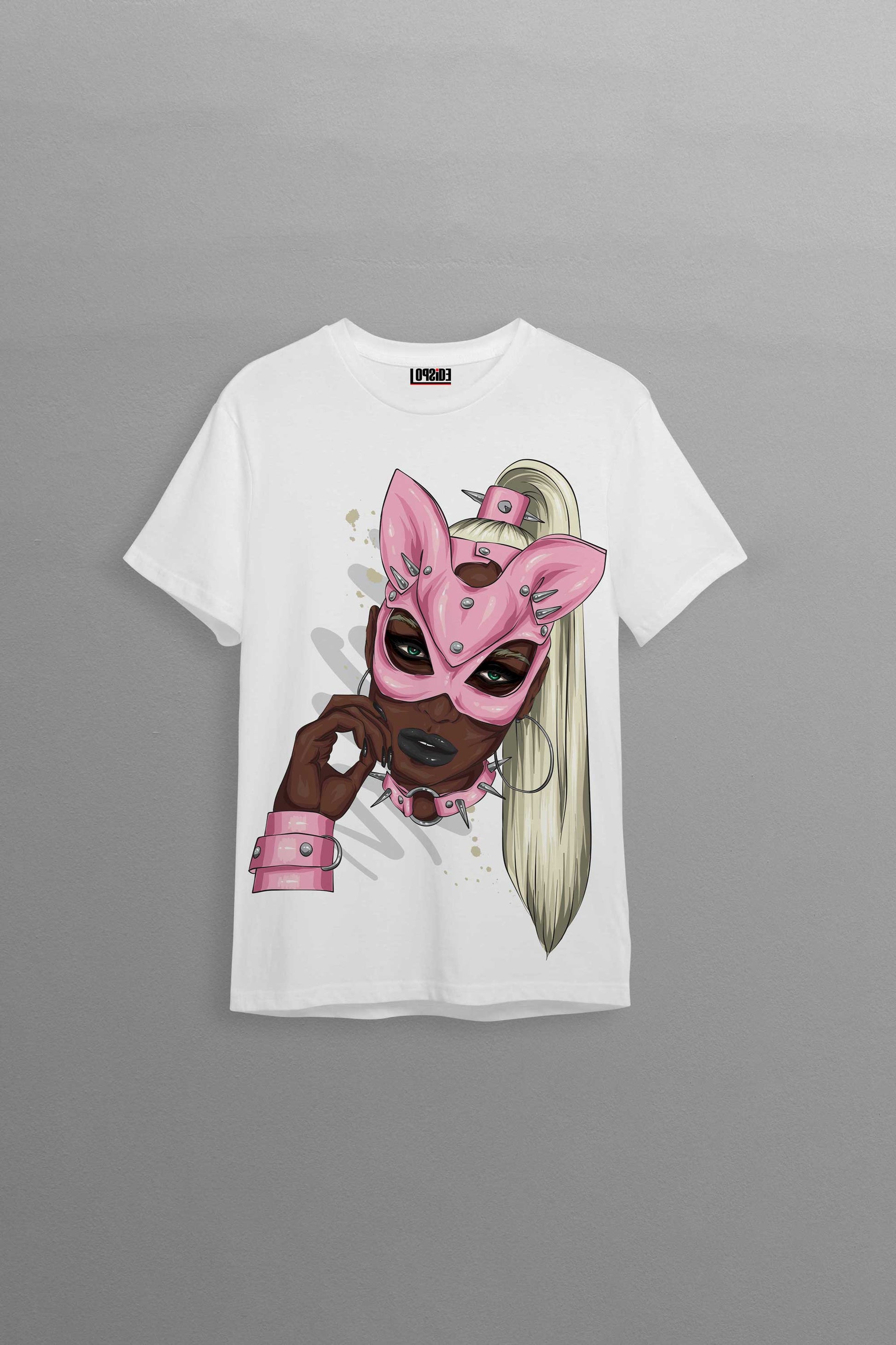 Fashion Girl White Oversized Unisex T-shirt