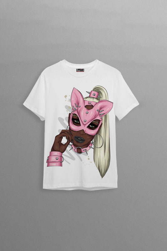 Fashion Girl White Oversized Unisex T-shirt