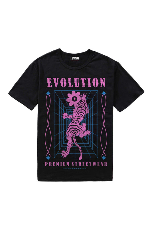 Evolution Premium Streetwear Art Oversized T-shirt