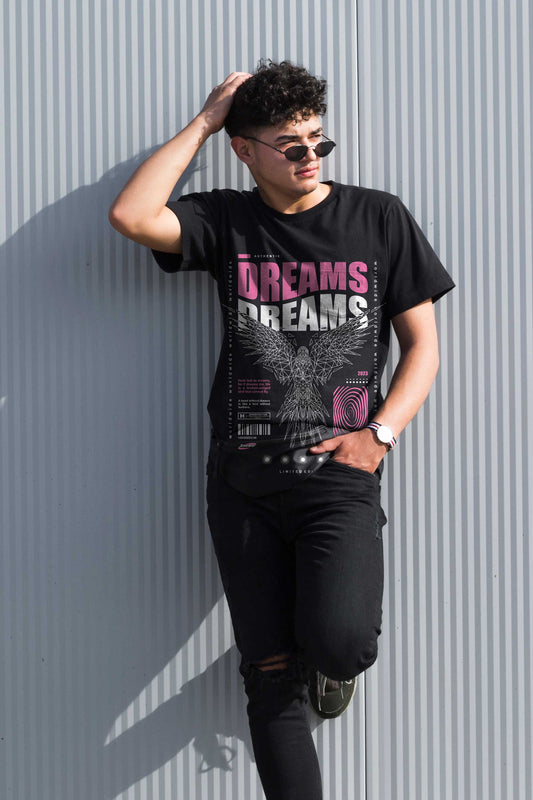 Aesthetic Bird Streetwear Art Urban Style T-shirt For Men