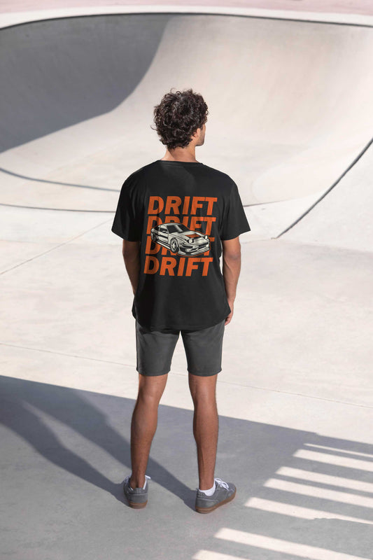 Drift Black Oversized T-shirt For Men