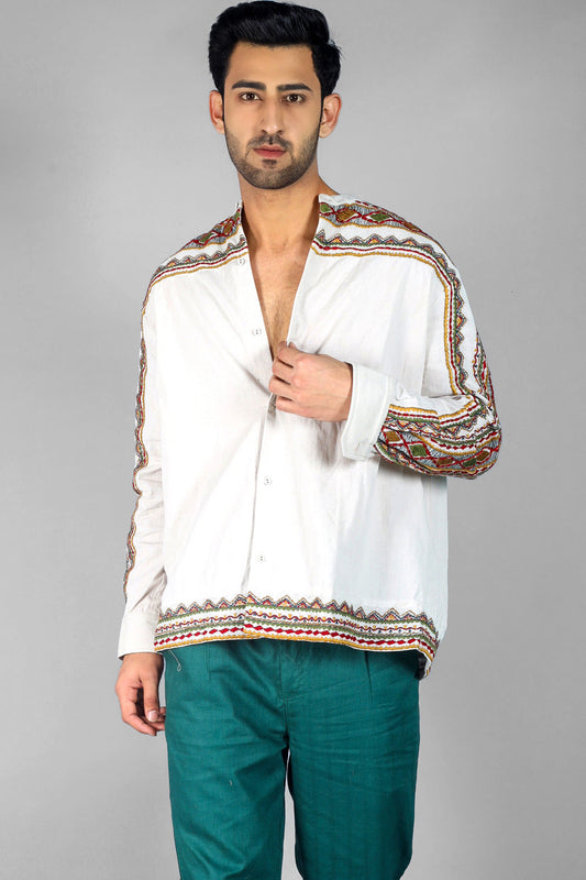 Marcus Men's Embroidered Shirt