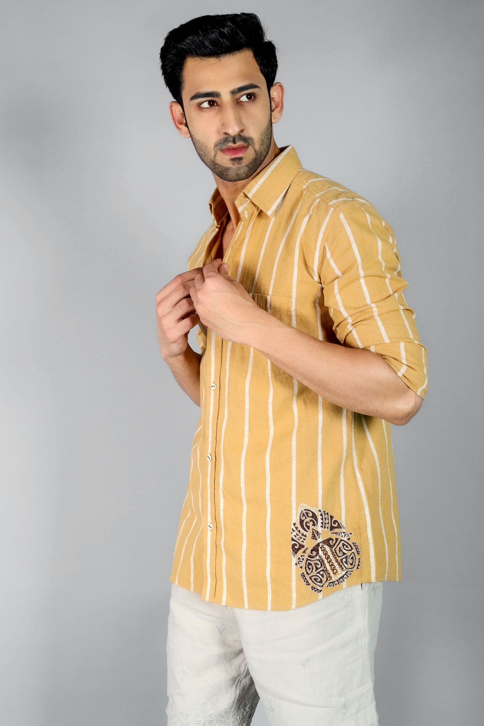 Tribal Artwork Aaron Men's Shirt