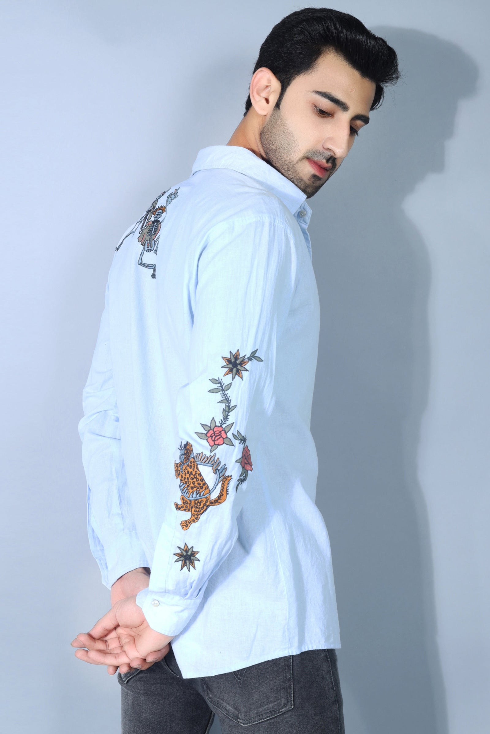 Jayden MEN's Embroidered Shirt