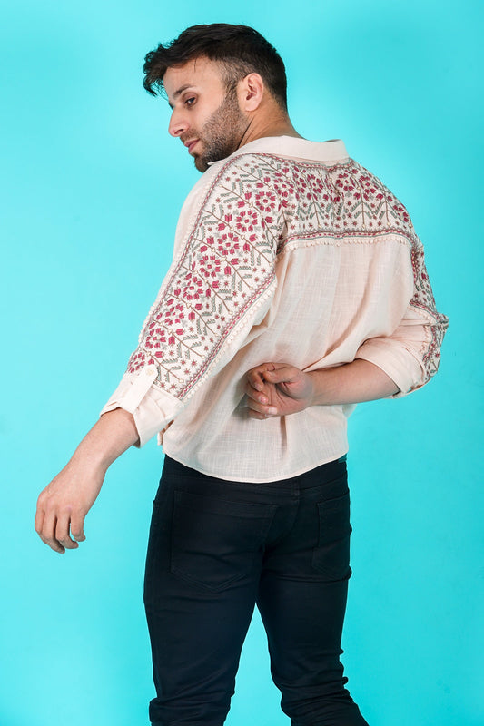 Oliver Men's Embroidered Shirt