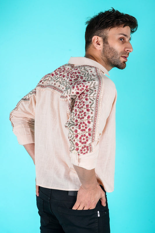 Oliver Men's Embroidered Shirt