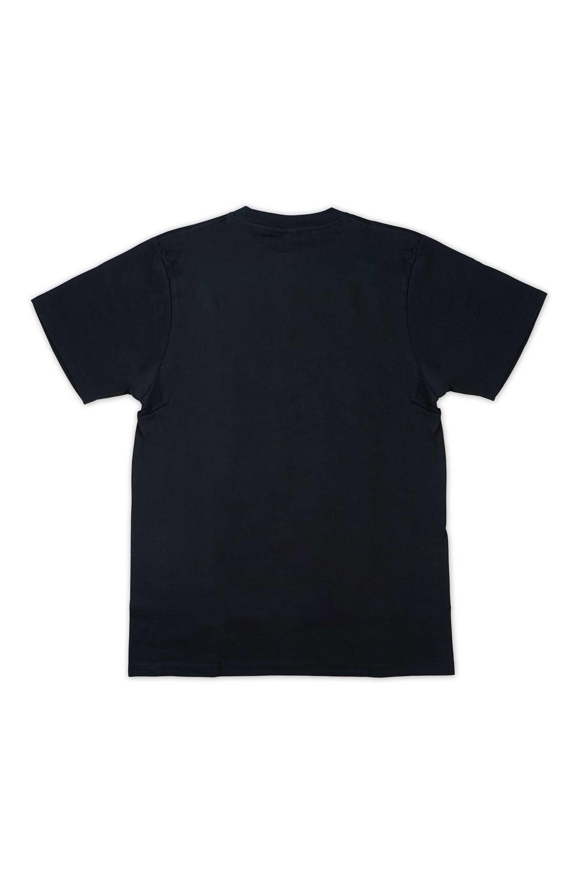Vegetarian Printed Black T-shirt For Men