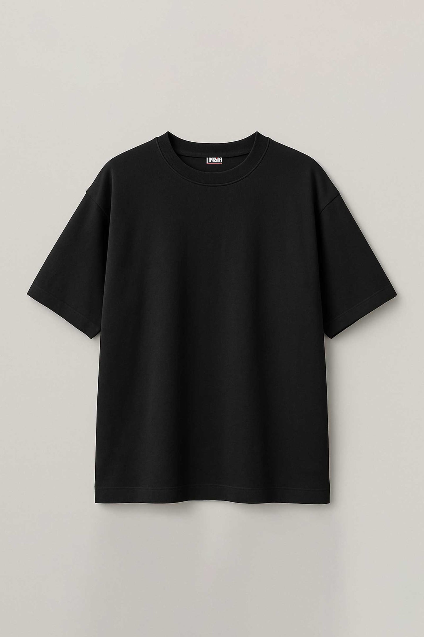 Hopeless Nevermind Streetwear Graphic Art Black Oversized T-shirt For Men